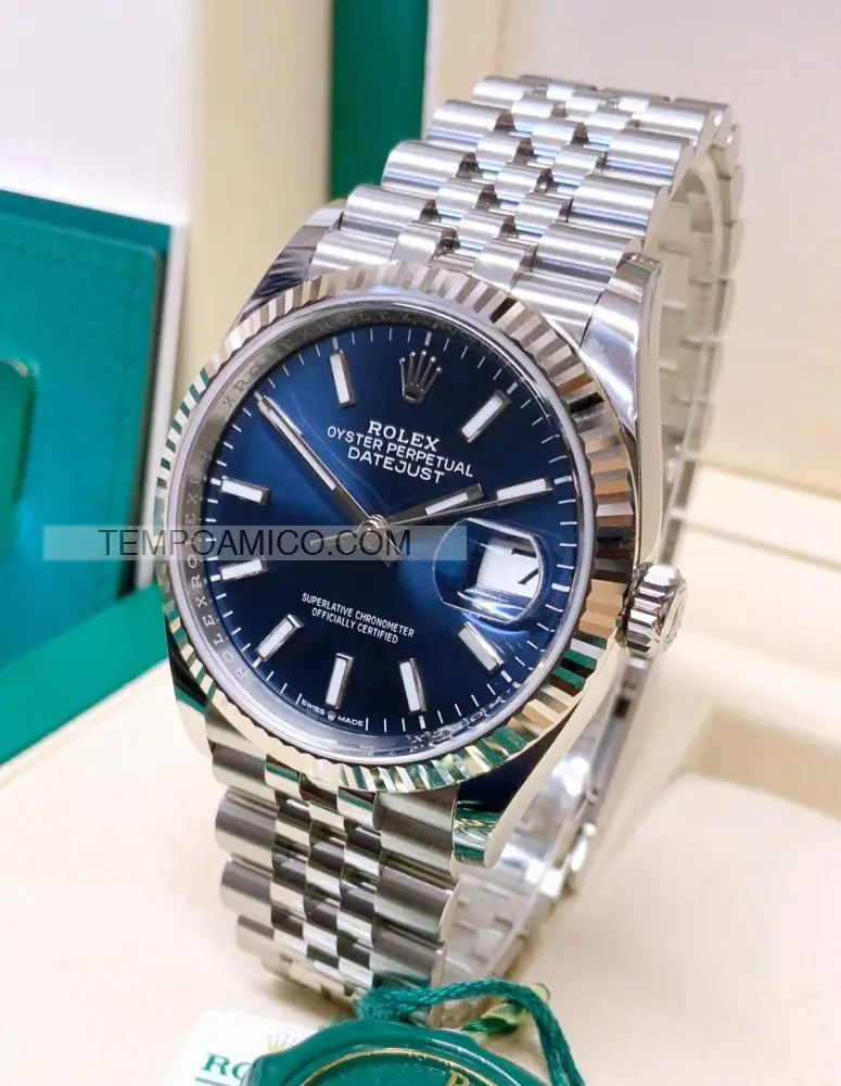 Datejust 36mm Jubilee blu