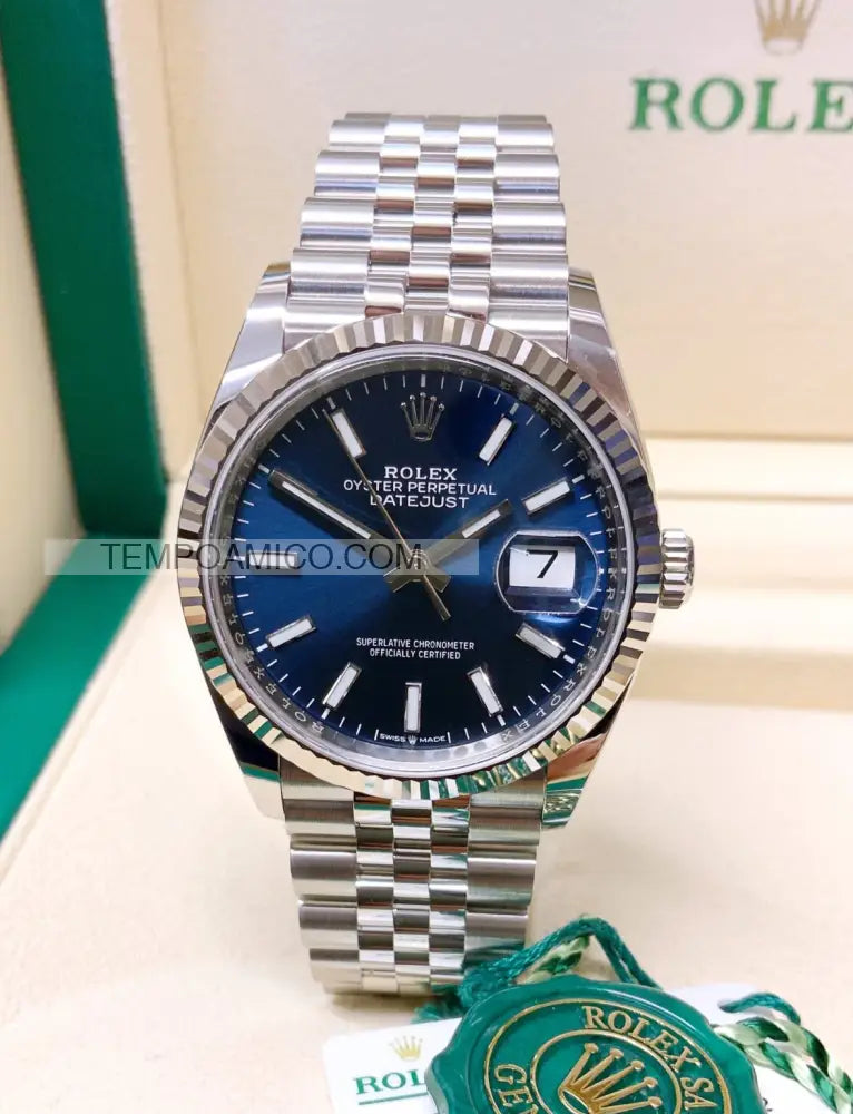 Datejust 36mm Jubilee blu