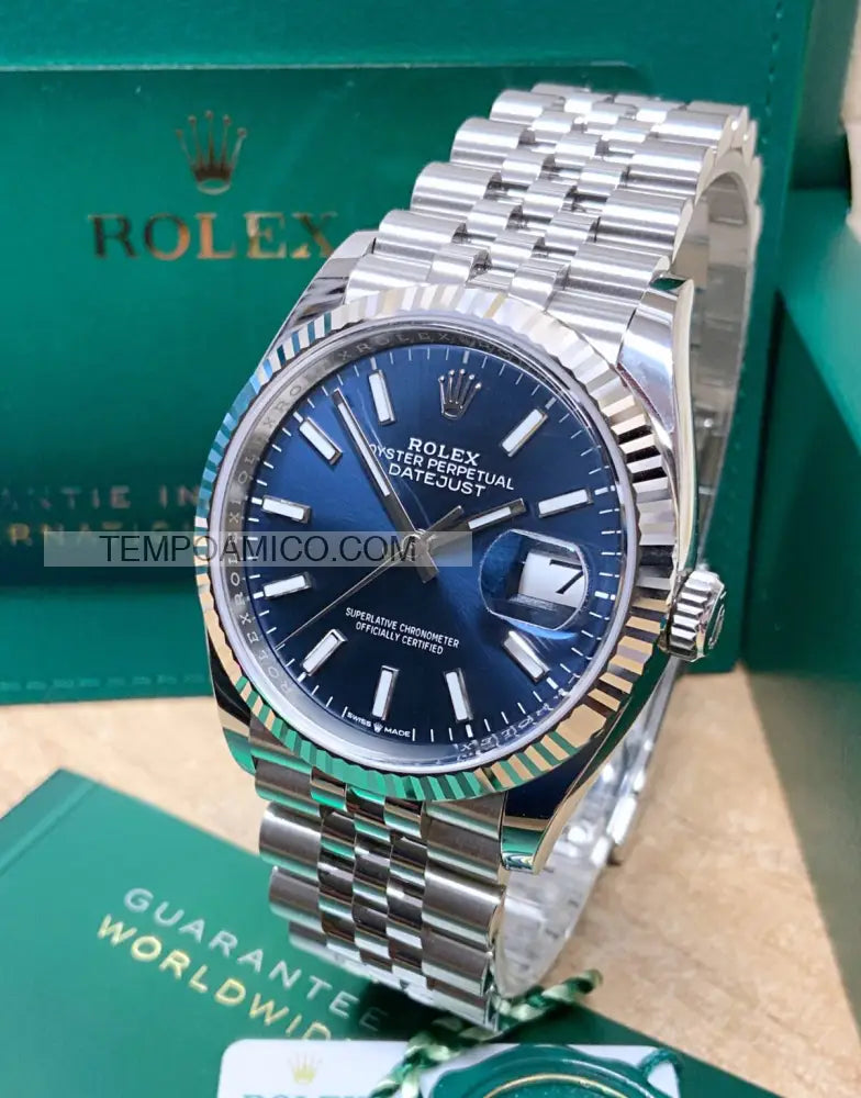 Datejust 36mm Jubilee blu