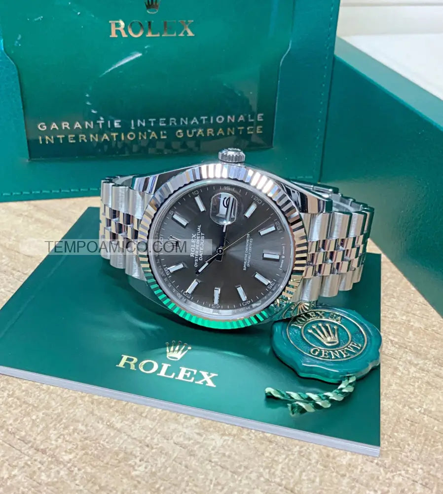 Datejust 41mm Jubilee grigio