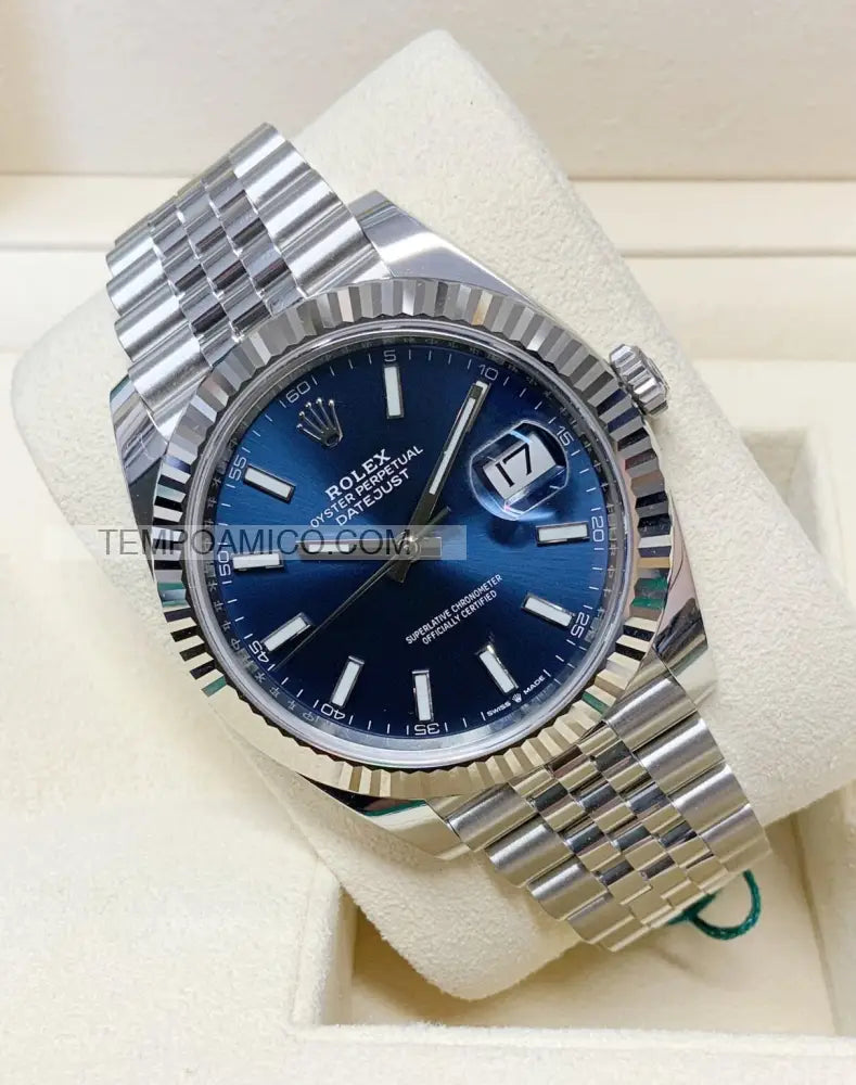 Datejust 41mm Jubilee blu