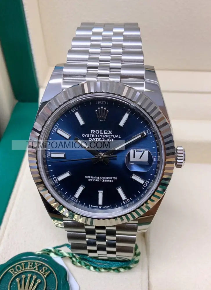 Datejust 41mm Jubilee blu