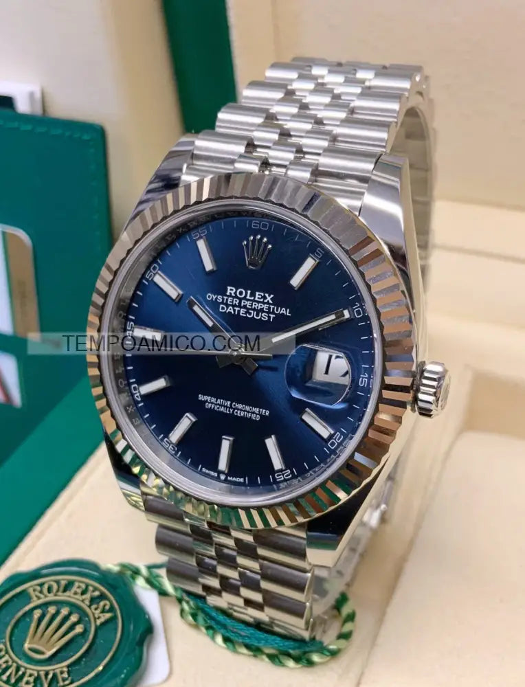 Datejust 41mm Jubilee blu