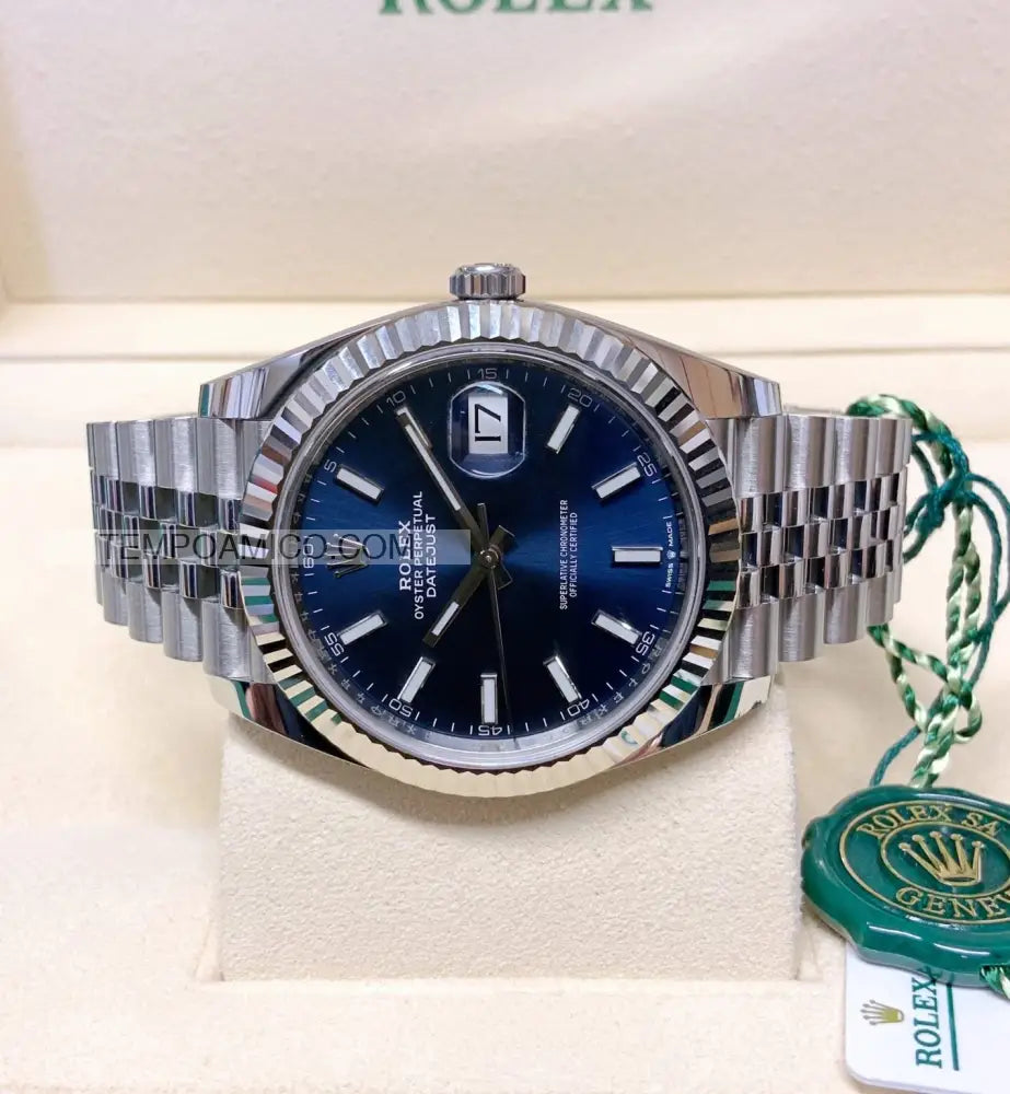 Datejust 41mm Jubilee blu