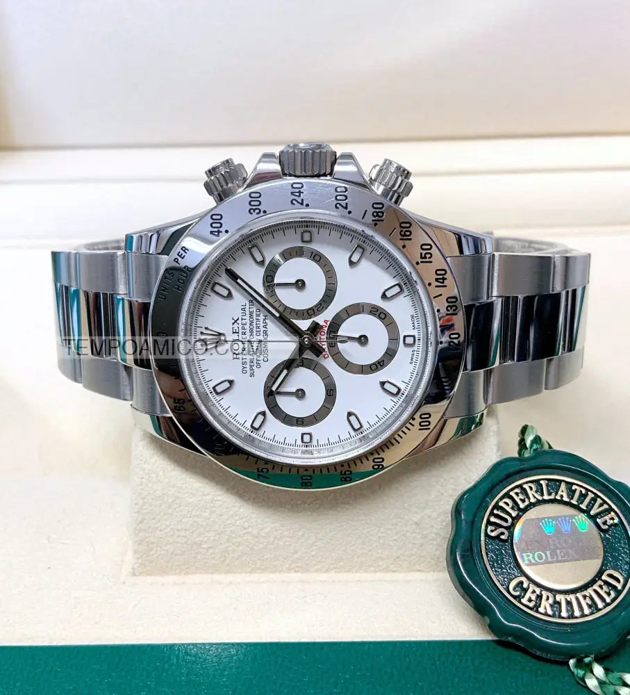 Daytona acciaio bianco