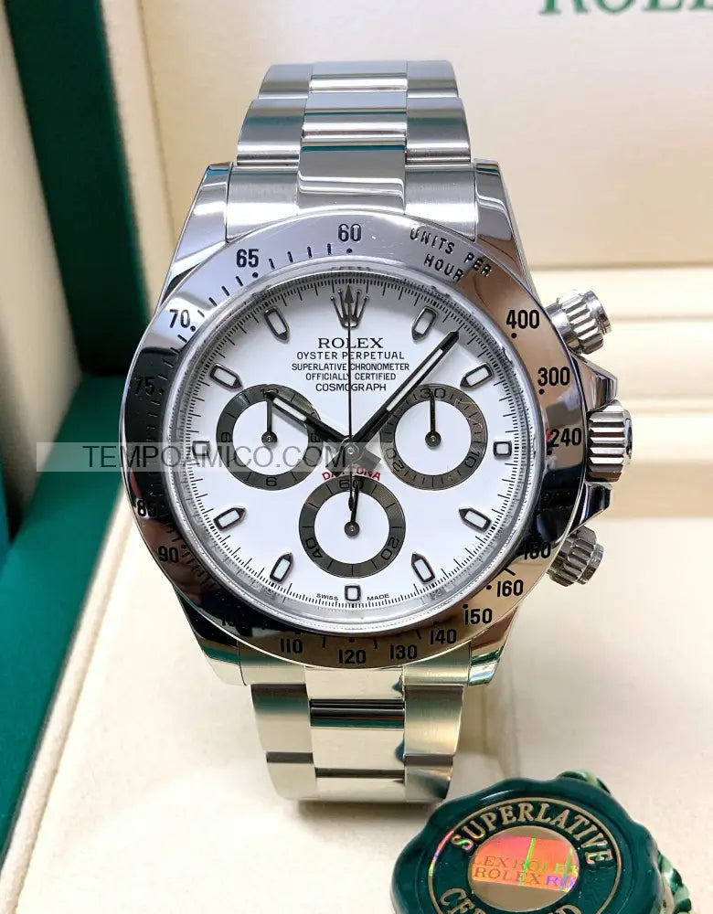 Daytona acciaio bianco