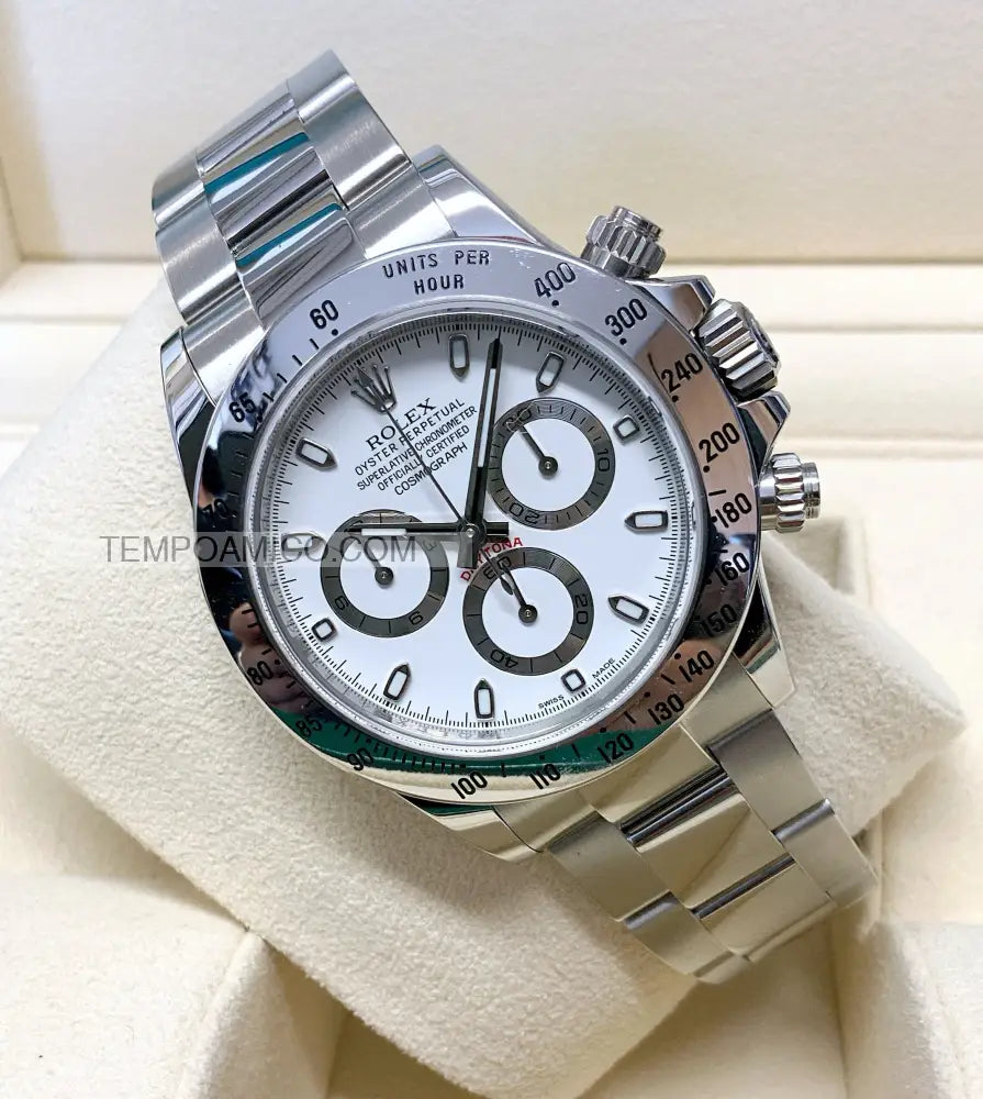Daytona acciaio bianco