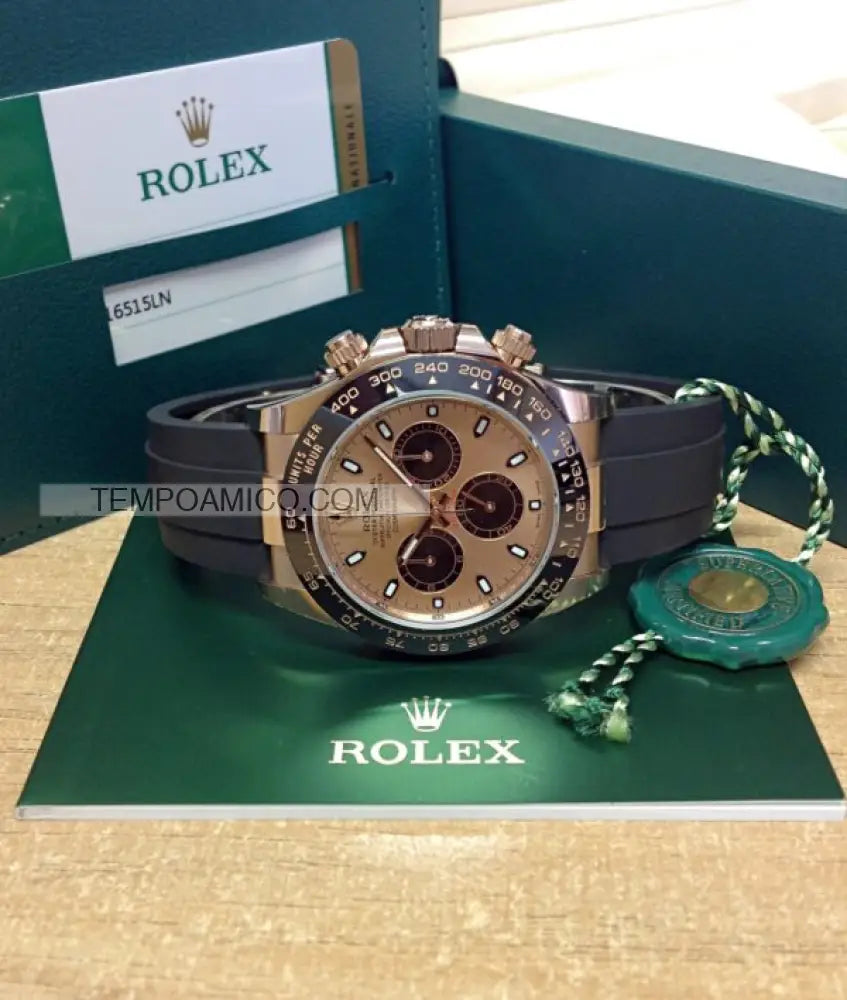 Daytona oro rosa caucciù