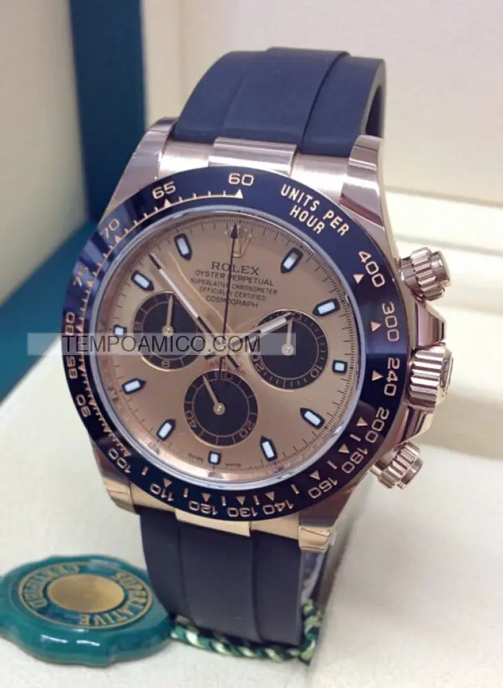 Daytona oro rosa caucciù