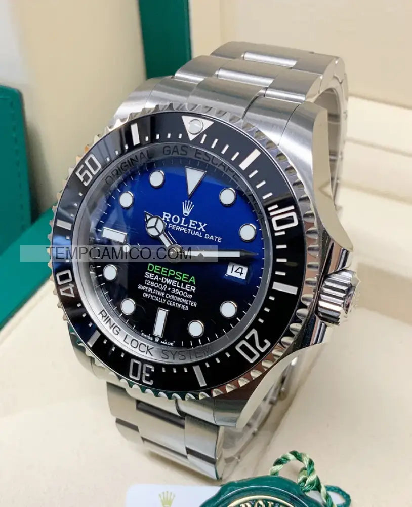 Deepsea acciaio 44mm blu/nero