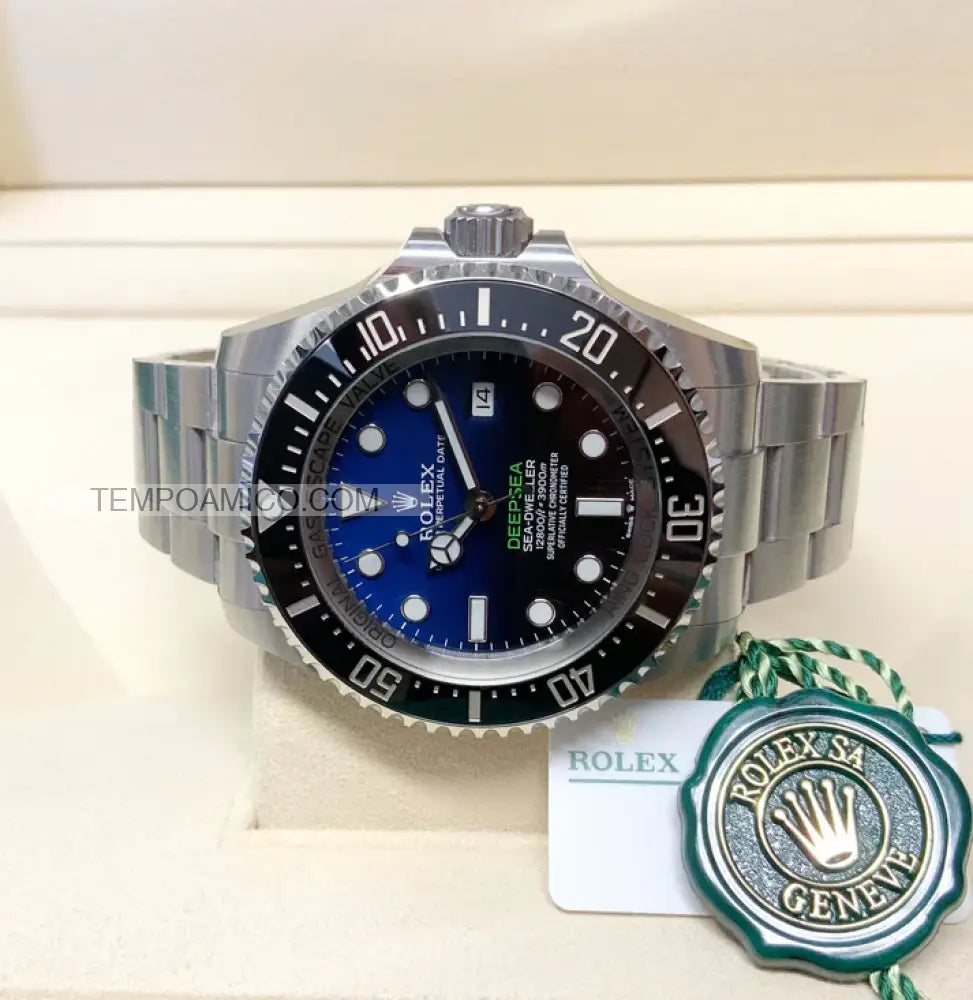 Deepsea acciaio 44mm blu/nero