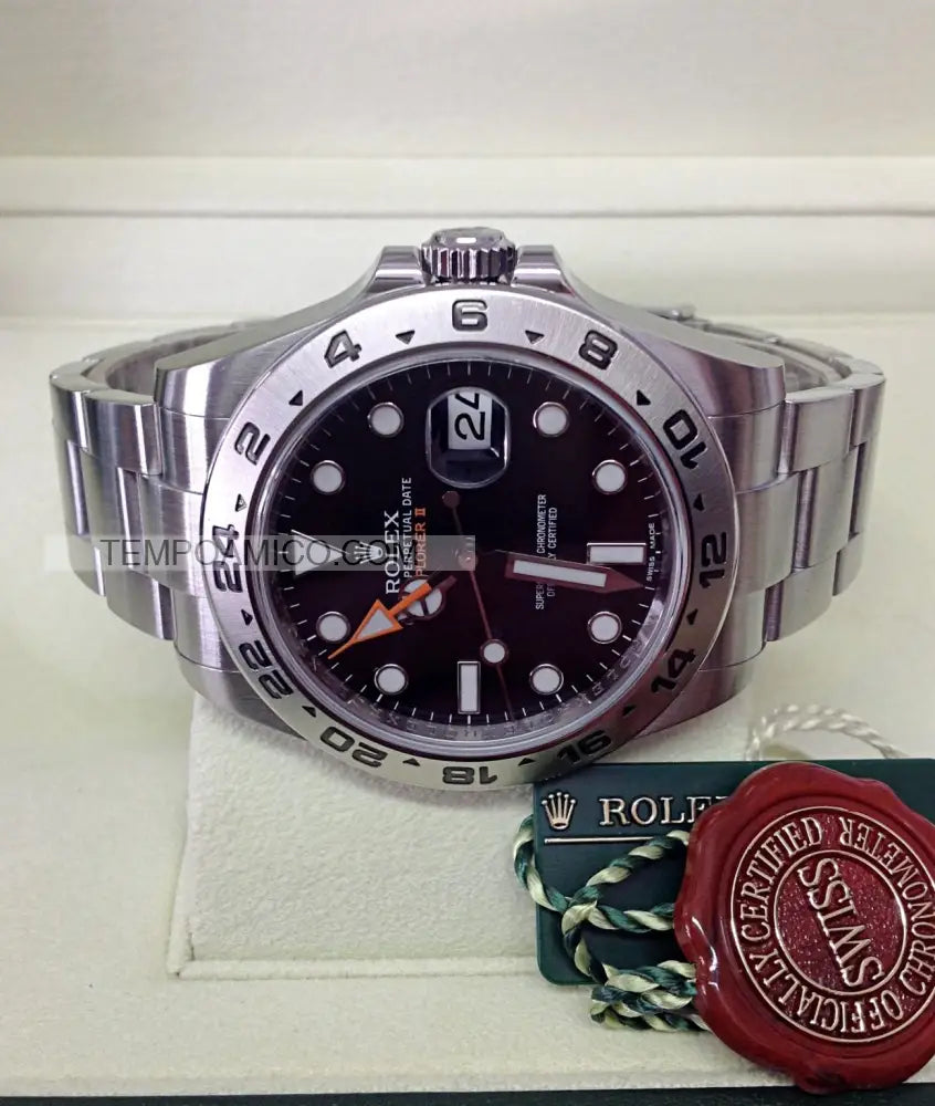 Explorer II acciaio 42mm nero