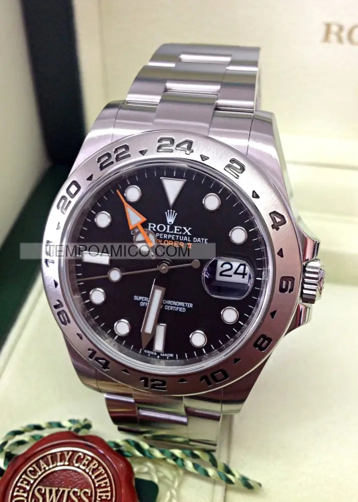 Explorer II acciaio 42mm nero