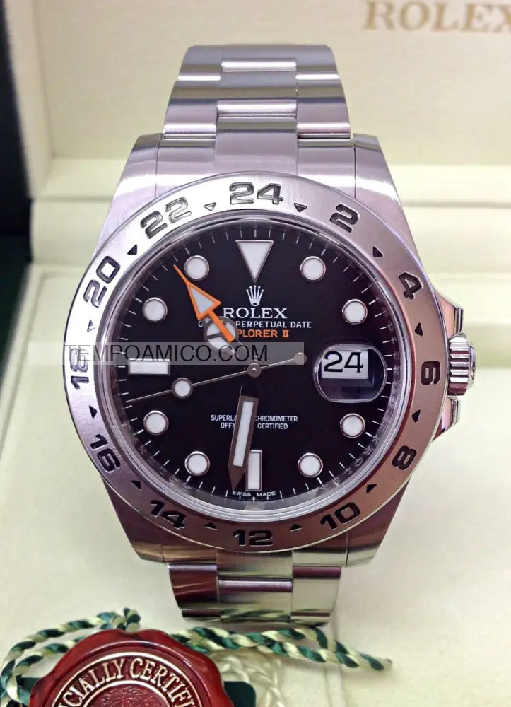 Explorer II acciaio 42mm nero