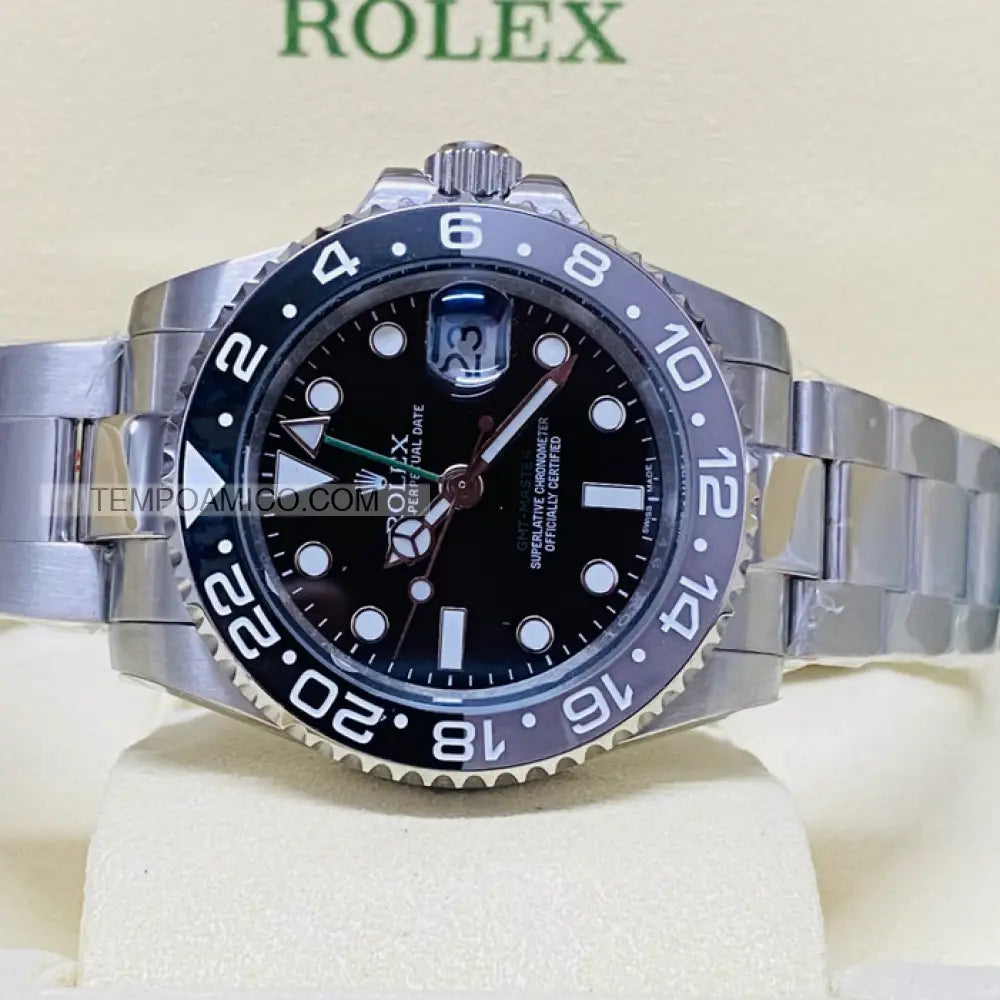 GMT-Master II Oyster nero e grigio