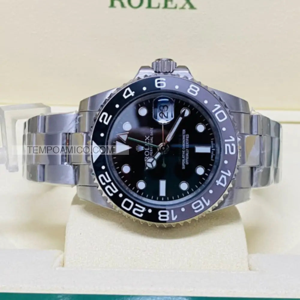 GMT-Master II Oyster nero e grigio