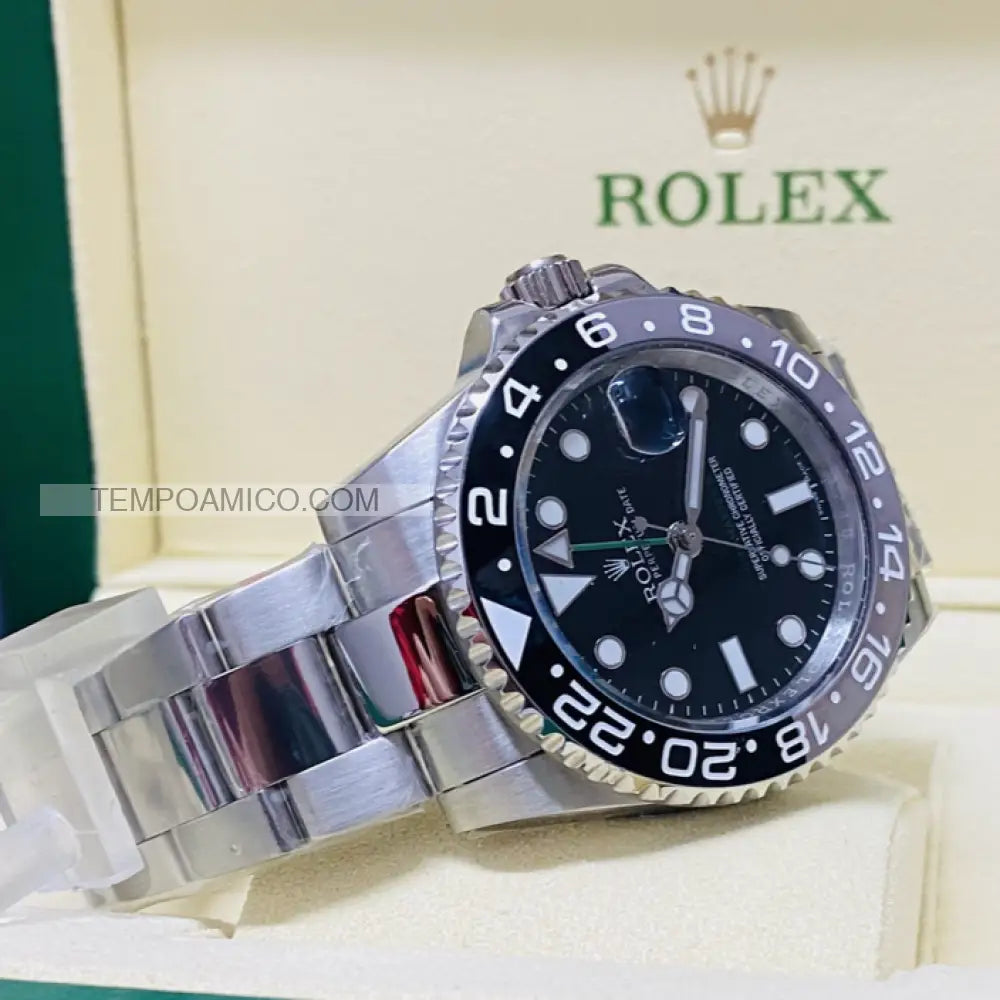 GMT-Master II Oyster nero e grigio