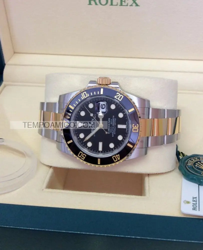 Submariner acciaio e oro nero 41mm