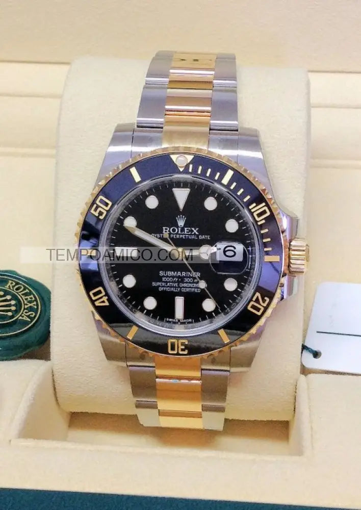 Submariner acciaio e oro nero 41mm