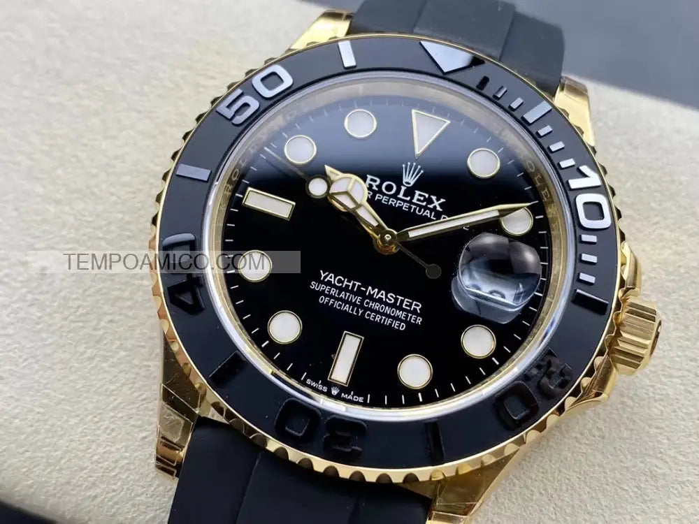 Yacht Master gomma oro giallo