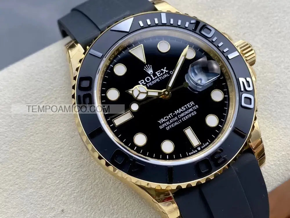 Yacht Master gomma oro giallo