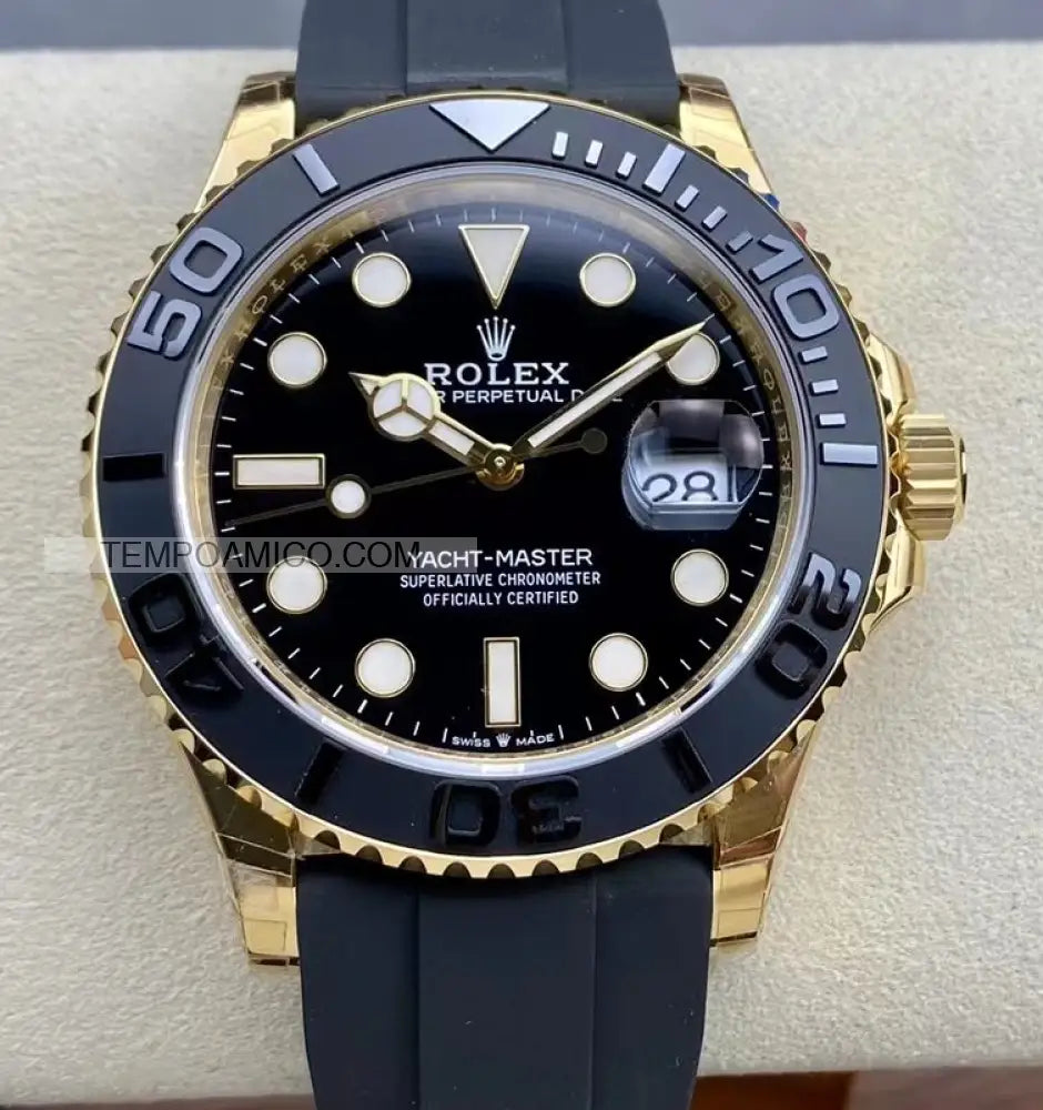 Yacht Master gomma oro giallo
