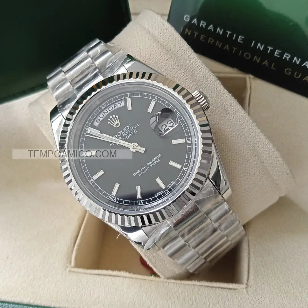 repliche rolex - Day Date 40mm nero - rolex replica