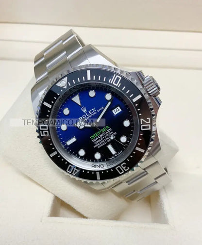 Deepsea acciaio 44mn blu/nero Orologi da polso