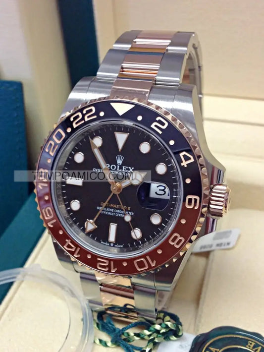Gmt Master Ii Acciaio Oro Rosa Orologi Da Polso