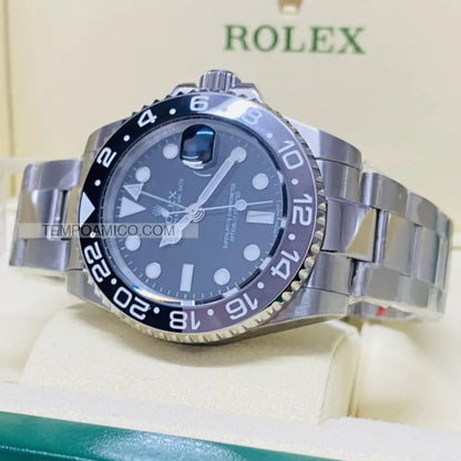 repliche rolex - GMT Master II Oyster nero e grigio - rolex replica