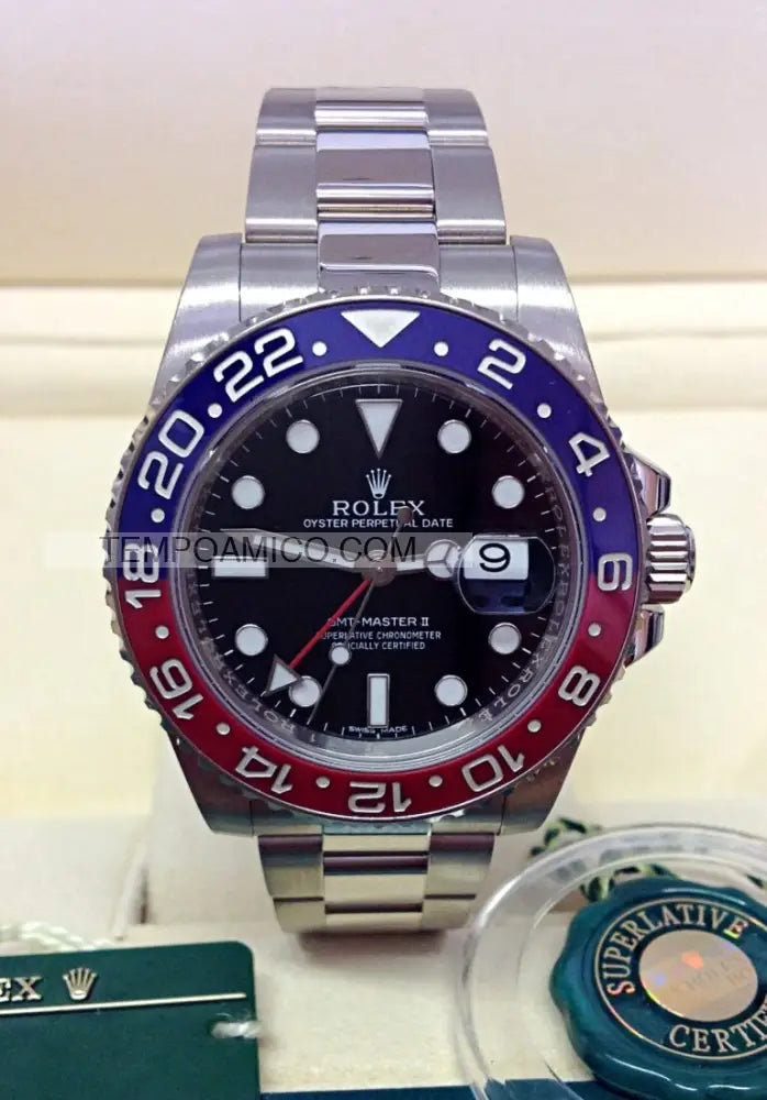 repliche rolex - GMT Master II Pepsi oyster - rolex replica