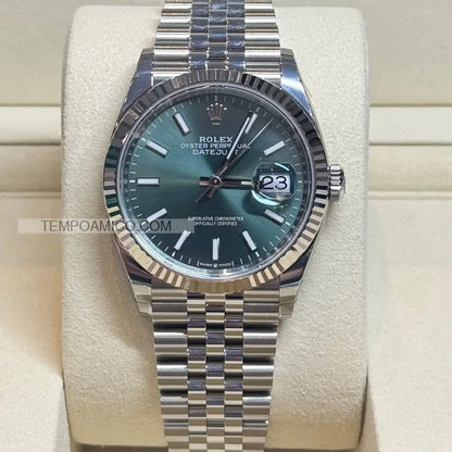 Datejust 36mm jubile Mint Green