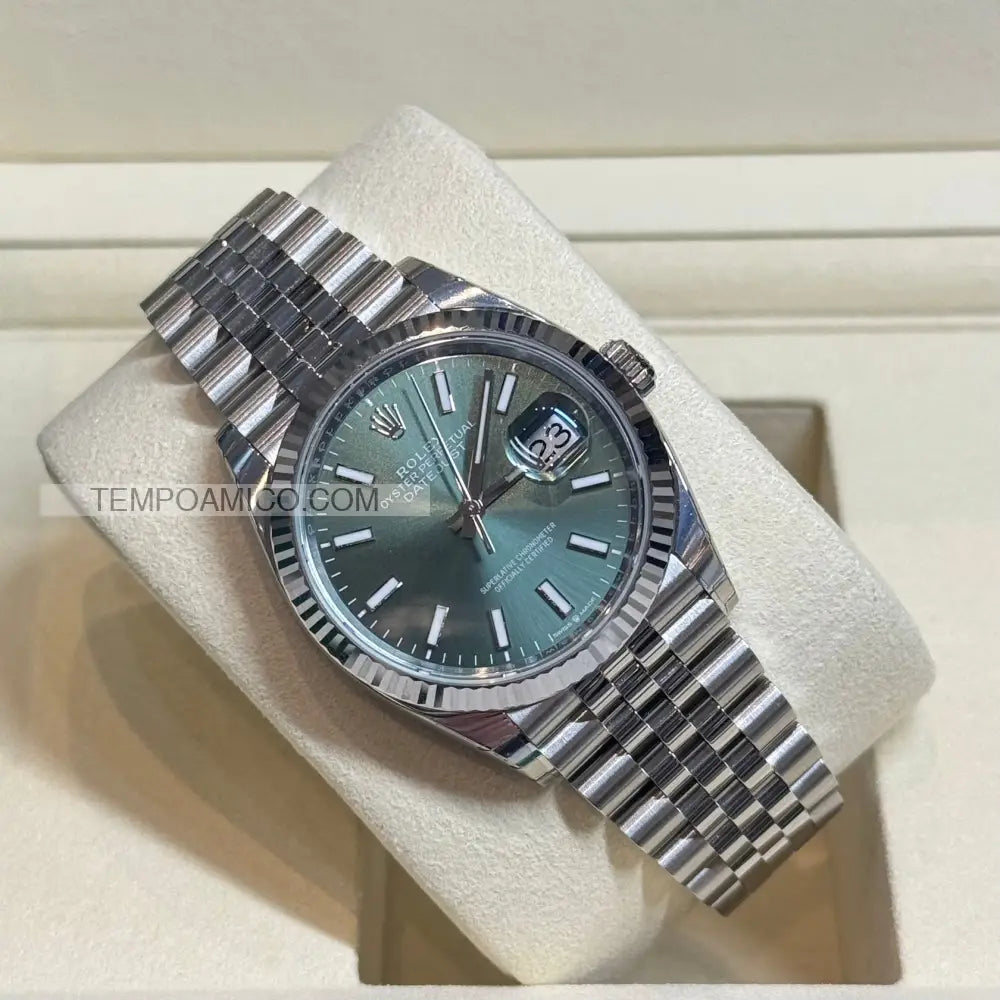 Repliche rolex Datejust 36mm jubile Mint Green orologi di lusso replica rolex  