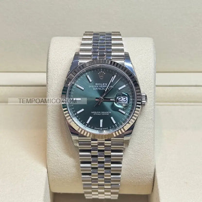 Repliche rolex Datejust 36mm jubile Mint Green orologi di lusso replica rolex  