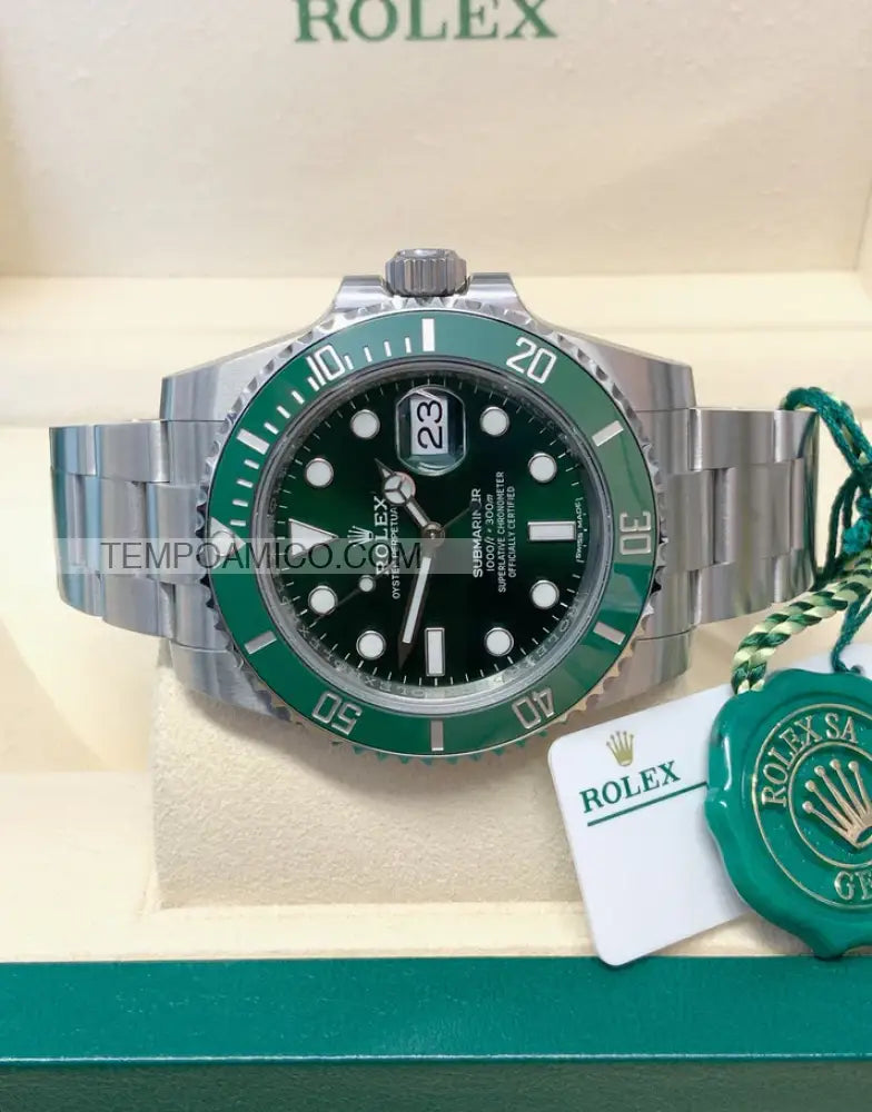 Submariner Verde Hulk 40Mm Orologi Da Polso