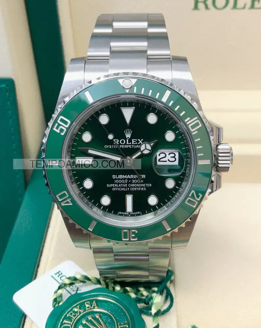 Submariner Verde Hulk 40Mm Orologi Da Polso